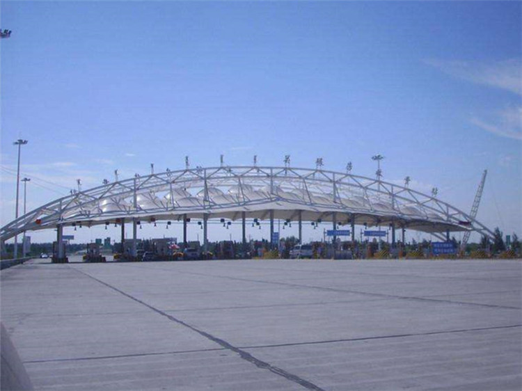 满洲里收费站网架